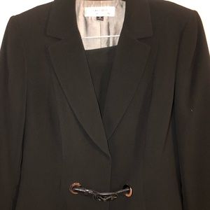 Tahari Classic Black Pantsuit